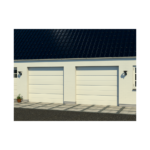 Garageport 2 til 6 meter i hvid model UU