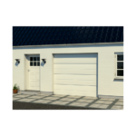 Garageport 2 til 6 meter i hvid model UU