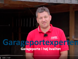 Se vores udvalg af videoer, der indeholder alt fra gode råd inden du køber garageport, eller  forskellige monteringsvejledninger som f.eks. montering af fjedre eller motor.
